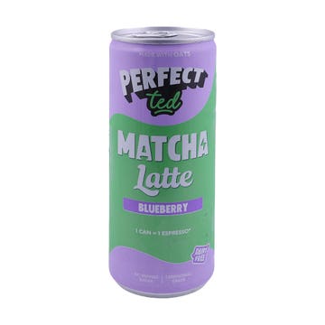 PerfectTed Blueberry Flavoured Oat Matcha Latte 250ml