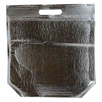 Silver Foil Hot & Cold Bag L 24 X W 32.5 Cm
