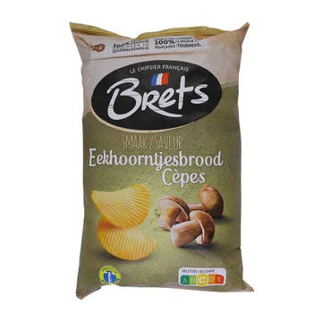 Brets Cepes Mushrooms Potato Crisps 125g