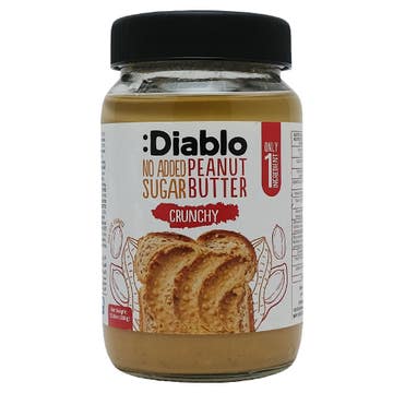 Diablo Crunchy Sugar Free Peanut Butter 350g