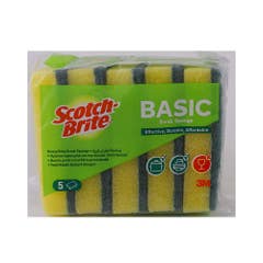 3m Scotch Brite Basic Range Laminates Scrub Sponge 5s