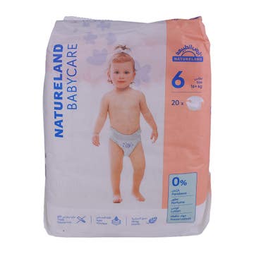 Natureland Diapers Size 6 16+Kg 20s