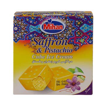Mihan Saffron & Pistachio Cube Ice Cream 70g