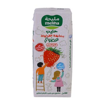 Meliha Uht Organic Strawberry Milk 180ml
