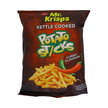 Mr.Krisps Curry Flavour Potato Sticks 20g