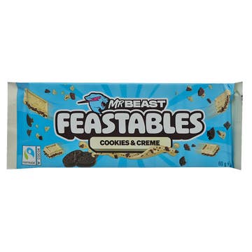 Mr Beast Feastables Cookies & Creme Chocolate 60g