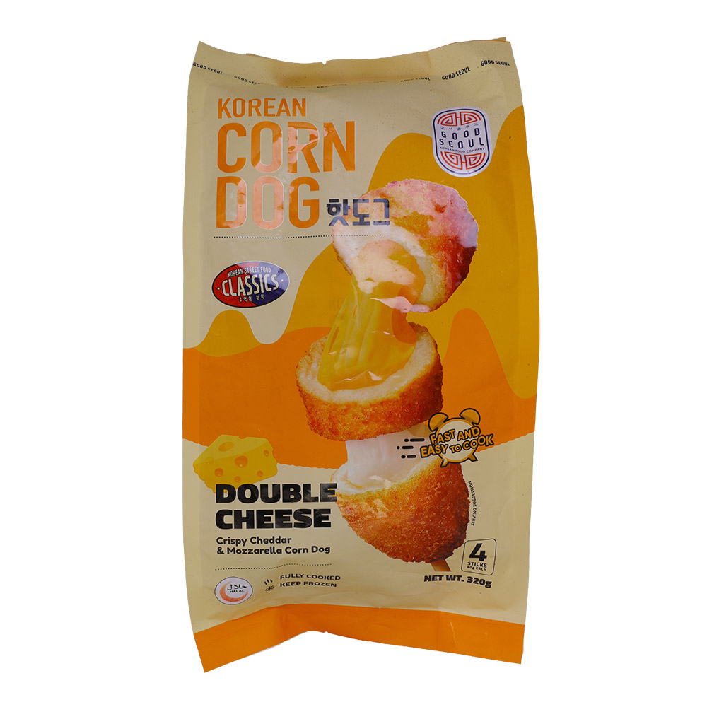 Good Seoul Crispy Double Cheese Corn Dog 320g