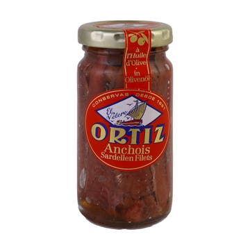 Ortiz Anchois Filets In Olive Oil Jar 95g