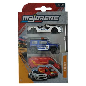 Majorette 3 Pieces Set 2 Rescue Assorted