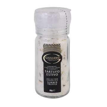 Giuliano Tartufi Grey Salt With Summer Truffle 80g