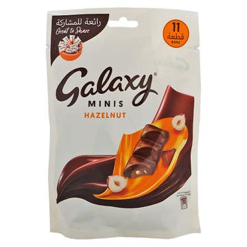 Galaxy Hazelnut Minis Chocolate 137.5g