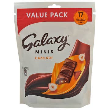 Galaxy Hazelnut Minis Chocolate 212.5g