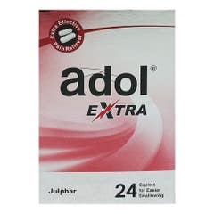 Adol Extra Caplets Pian Relief Tablet 500mg 24's