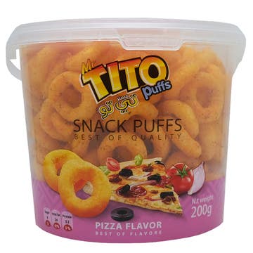 Mr.Tito Pizza Flavor Snack Puffs 200g