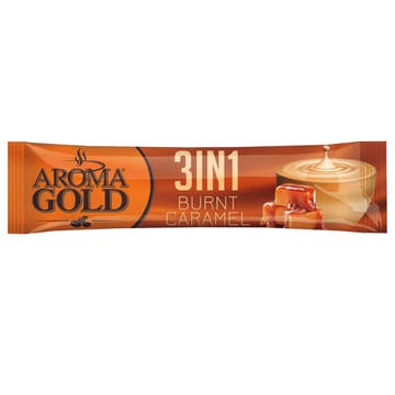 Aroma Gold 3In1 Burnt Caramel Chocolate Instant Coffee 17g