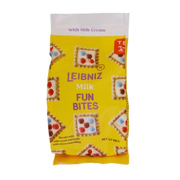 Bahlsens Leibniz Fun Bites Milk Biscuits 100g