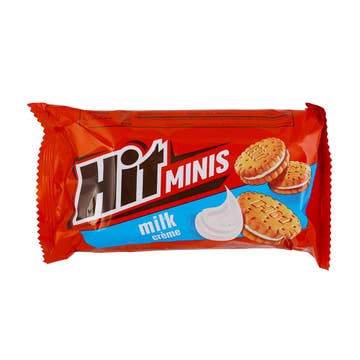 Hit Minis Milk CrÃ¨me Biscuits 130g