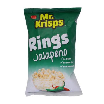 Mr.Krisps Jalapeno Rings 80g