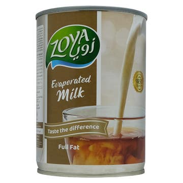 Zoya Evaporated Full Fat Milk 400g
