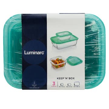 Luminarc Keep N Box Set 3s