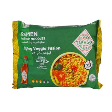 Tabasco Spicy Veggie Fusion Ramen Noodles 75g