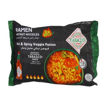 Tabasco Hot & Spicy Veggie Fusion Ramen Noodles 75g