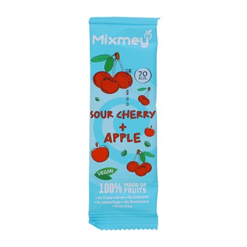 Mixmey Apple & Sour Cherry Fruit Bar 20g