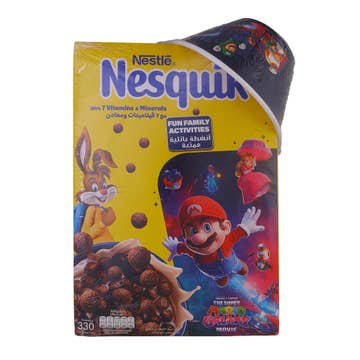 Nesquik Super Mario Chocolate Breakfast Cereal 330g