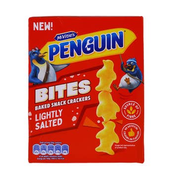 McVitie's Penguin Bites Lightly Salted 125g