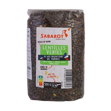 Sabarot Green Lentils 500g