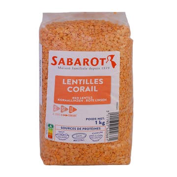 Sabarot Red Lentils 1Kg