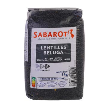 Sabarot Beluga Lentils 1Kg