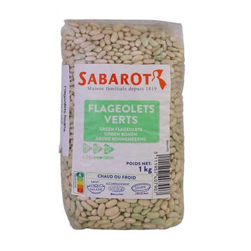 Sabarot Green Flageolets 1Kg