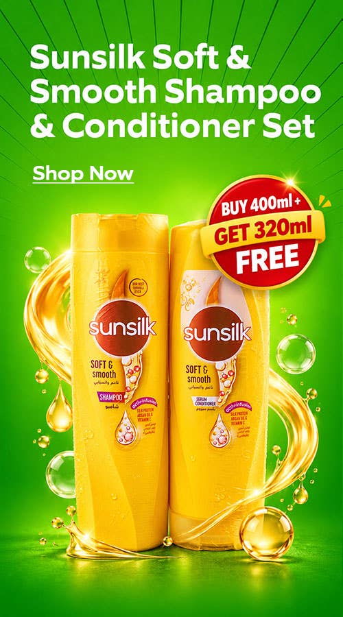 Sunsilk Soft & Smooth Shampoo & Conditioner Set [400ml + 320ml]