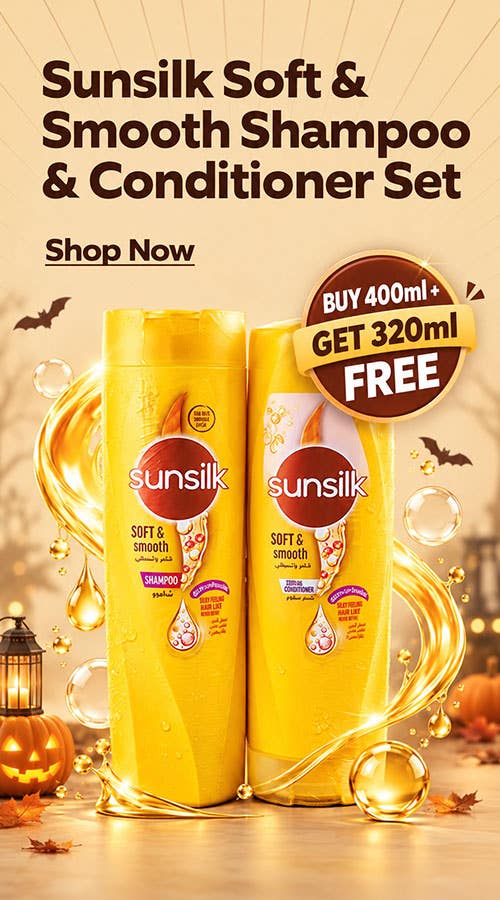 Sunsilk Soft & Smooth Shampoo & Conditioner Set [400ml + 320ml]