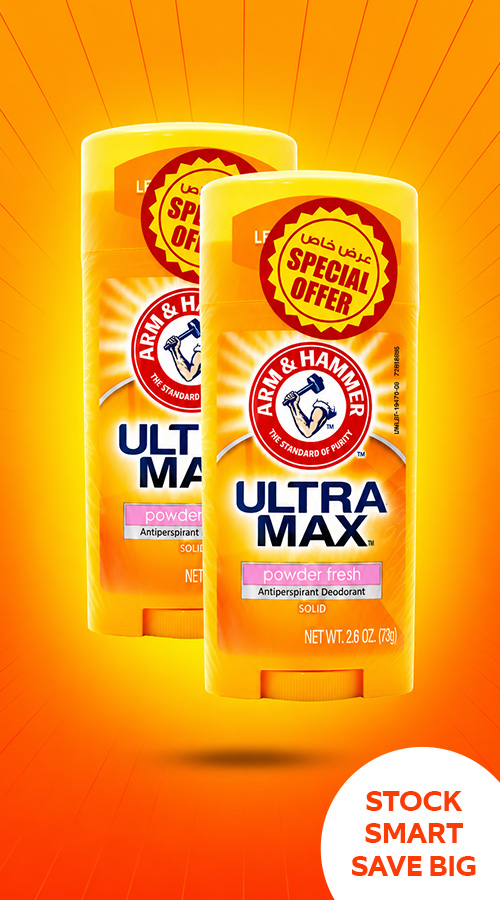 SD - Arm & Hammer Powder Fresh Ultra Max Deodorant 2x73g