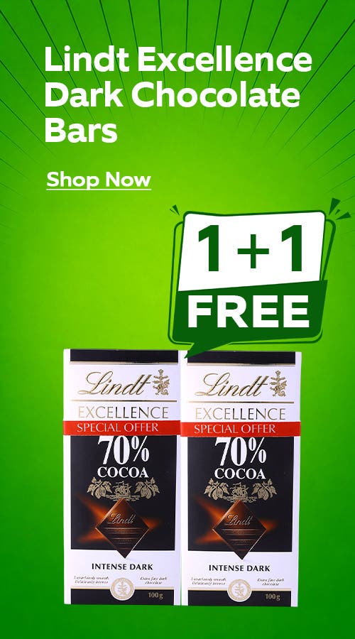 Lindt Excellence 70% Dark Chocolate Bars 2x100g