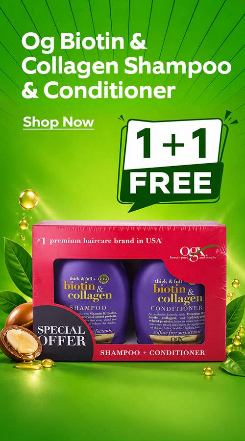 Og Biotin & Collagen Shampoo 385ml + Conditioner 385ml